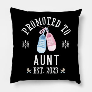 Promoted to Aunt 2023 Pillow