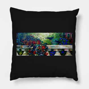 the terrace Pillow