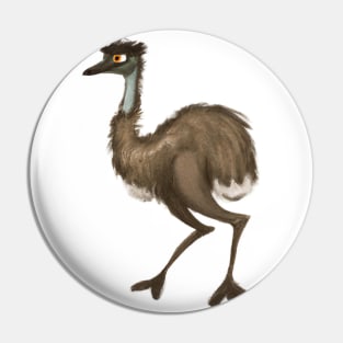 Cute Emu Drawing Pin