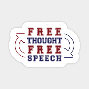 Free Thought Is Free Speech Magnet