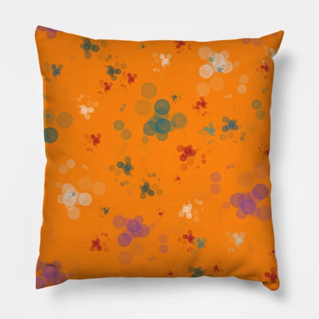 Orange explosion of Color Pillow by NCLady0824 Designs