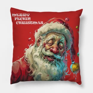 Drunk Santa Pillow