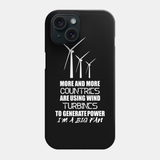 Funny Science Pun Wind Energy Engineer Researcher Scientist Phone Case