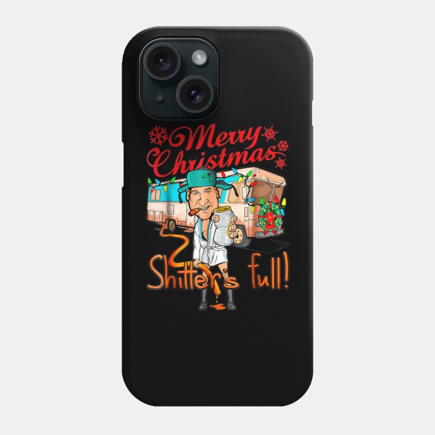 Funny-Merry-Christmas-Shitters-Full-Cousin-Eddie Phone Case by Kanalmaven