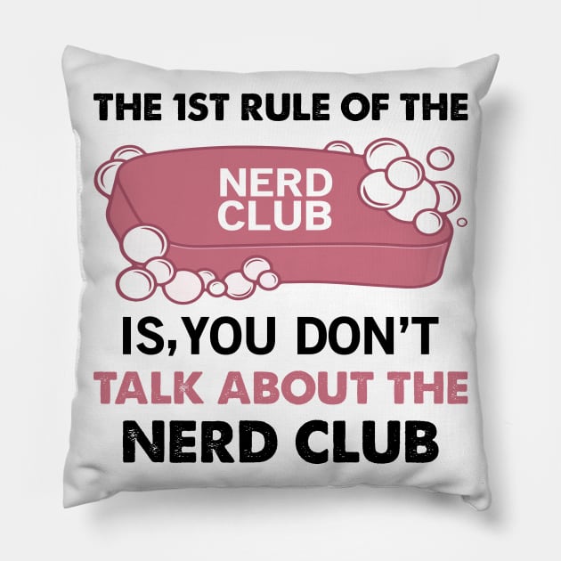 Nerd Funny Quote Pillow by CRE4TIX