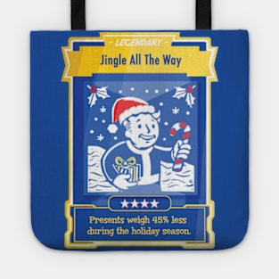 Fallout Christmas Perk Card Tote