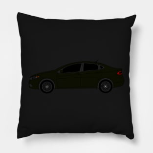 Dodge Dart Pitch Black Sticker Pillow