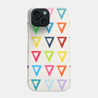 Colourful Triangles Phone Case