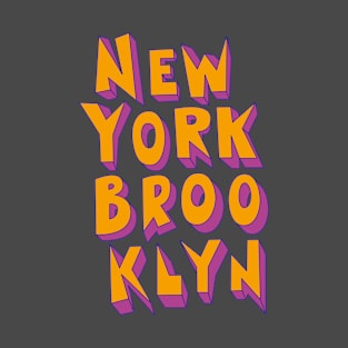 Brooklyn Burst: Dive into the Electric Energy of NYC's Creative Hub T-Shirt