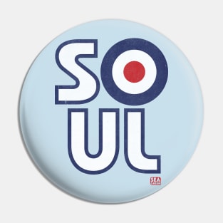 Mod Soul 60s Pop Art Target Pin