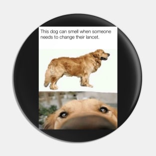 Dog Lancet Meme Pin