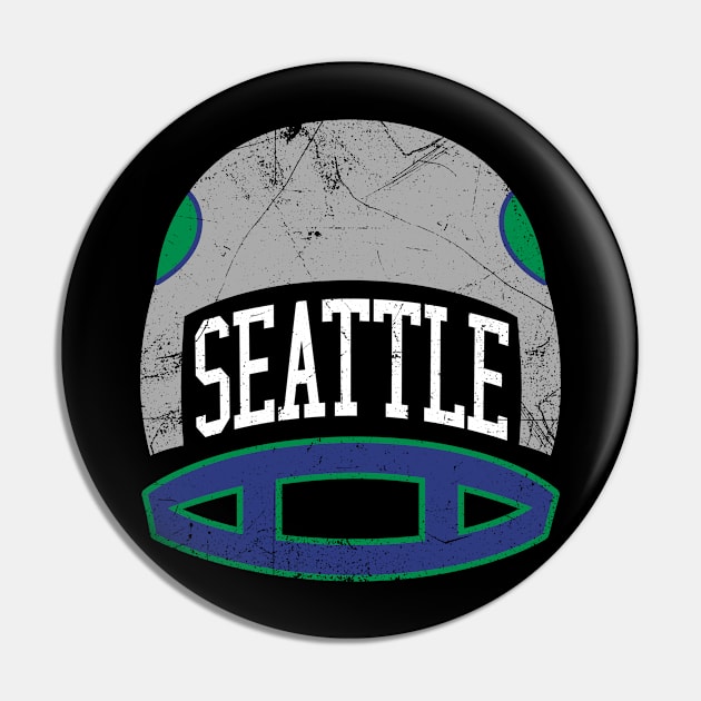 Seattle Retro Helmet - Black Pin by KFig21