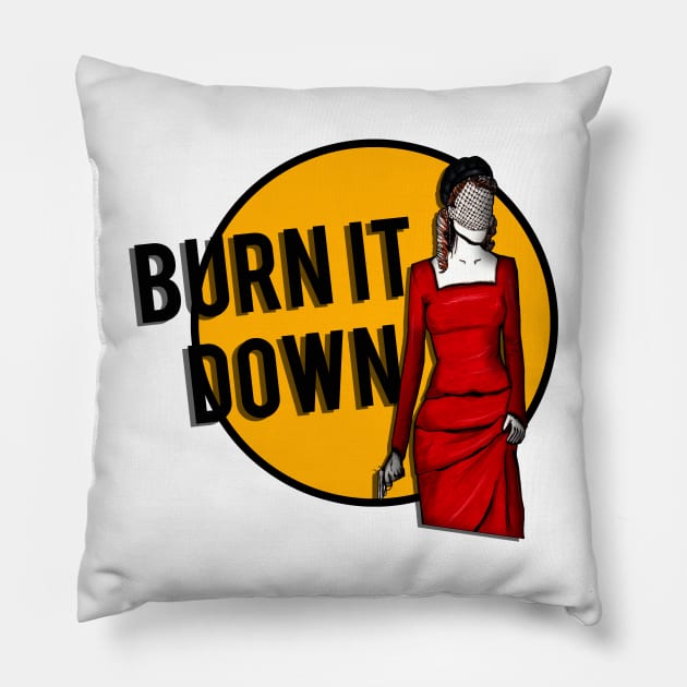 Shosanna Burns it Down Pillow by greatwave