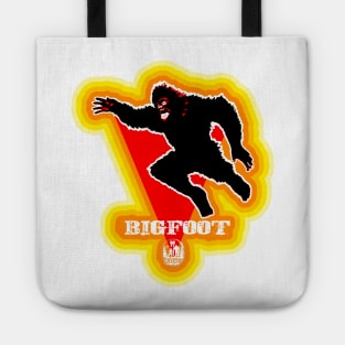 Action Bigfoot Sasquatch 70's Retro Vintage Movie Monster Tote