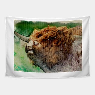 West Highland Bull 2 Tapestry