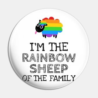 Rainbow Sheep Pin