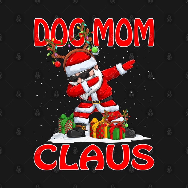 Dog Mom Santa Claus Reindeer Christmas Matching Costume by intelus