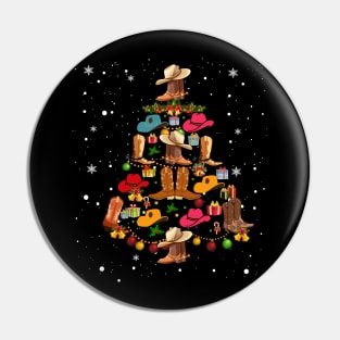 Line Dance Christmas Tree Pin