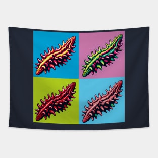 Pop Sea Cucumber Art - Trendy Marine Life Tapestry