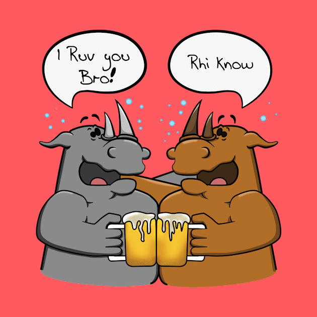 Rhino Bromance by Crate time