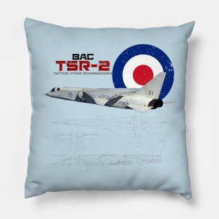 British BAC TSR-2 (light) Pillow