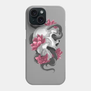 Serpent's Skull - Monochrome Phone Case