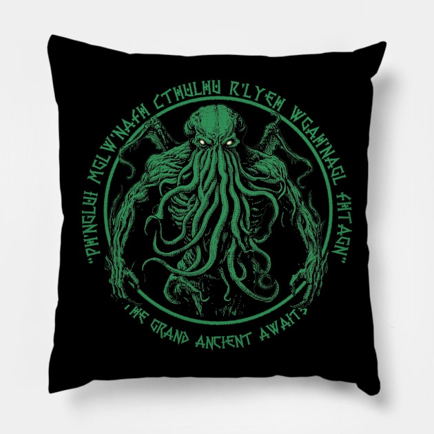 Cthulhu fhtagn Pillow by LegendaryPhoenix