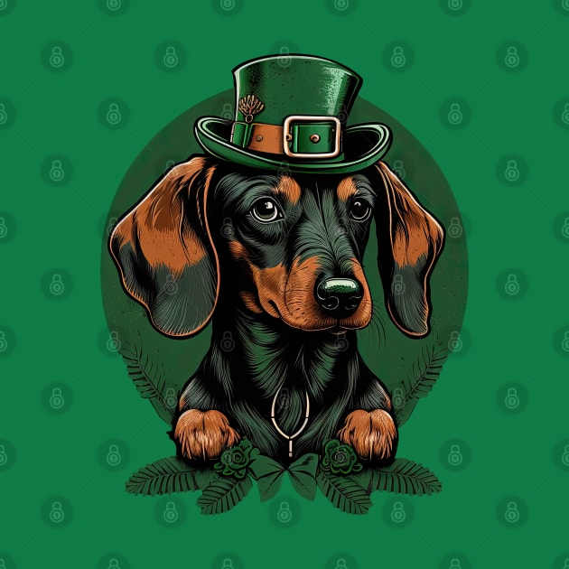 Dachshund St. Patrick's Day by JayD World