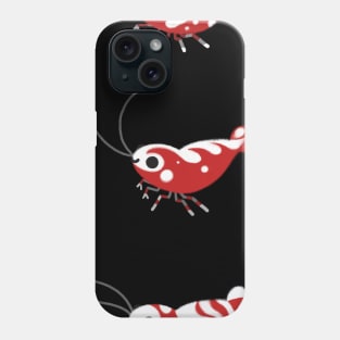 Red shrimps Phone Case