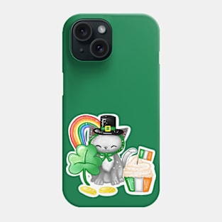 St. Patrick's Day Cat Phone Case