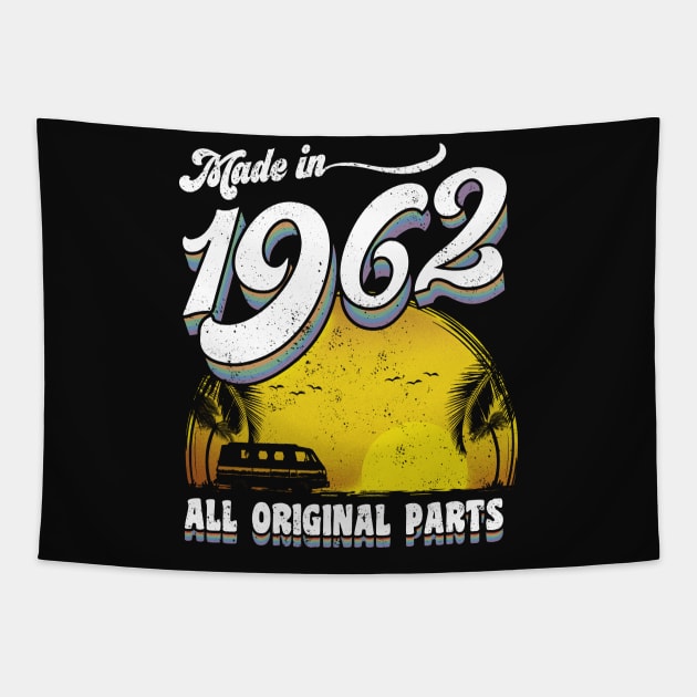 Made in 1962 All Original Parts Tapestry by KsuAnn