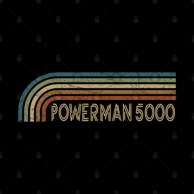 Powerman 5000 Retro Stripes by paintallday