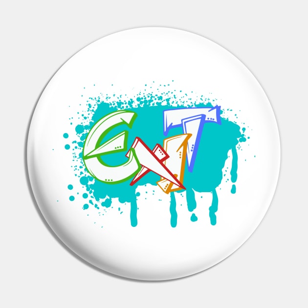 EXIT Pin by ACH PAINT