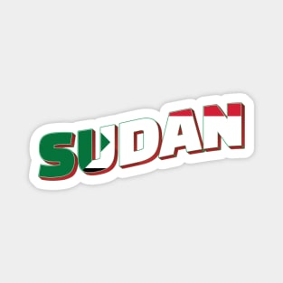 Sudan Vintage style retro souvenir Magnet