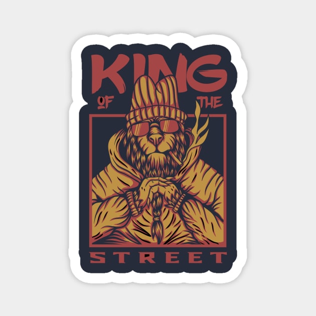 King of the street Magnet by King Tiger