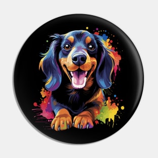 Dachshund Happiness Pin