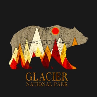 Glacier National Park Grizzly Bear Montana T-Shirt