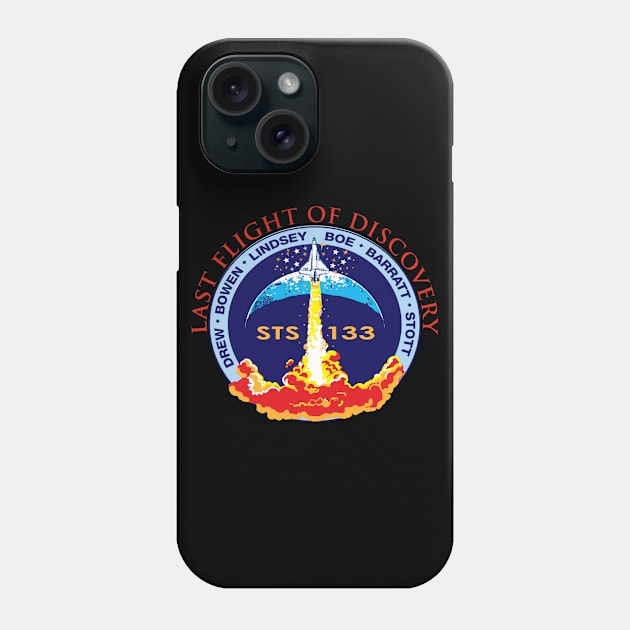 Last Flight of Discovery Phone Case by Spacestuffplus