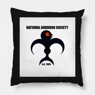 National Audubon Society bird with berry design Pillow