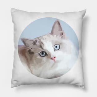 Ragdoll Cat Pillow