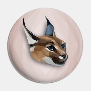 Cunning Caracal Pin