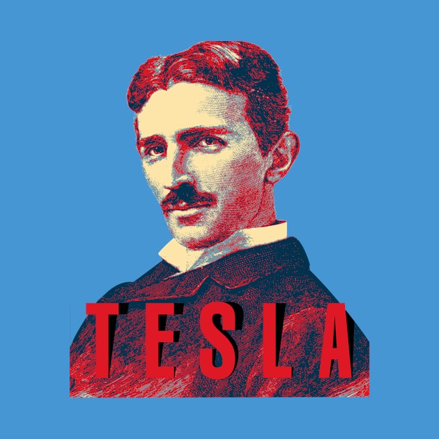 Nikola Tesla by TEEVEETEES