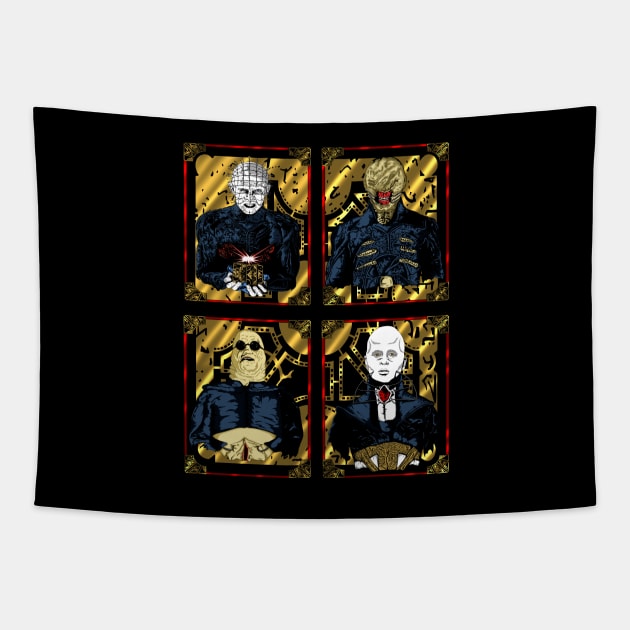 Hellraiser Order of the Gash Tapestry by CryptRottedBones