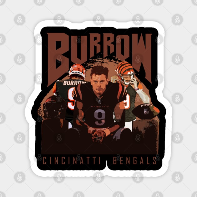 joe burrow - cincinnati bengals Magnet by Claessens_art