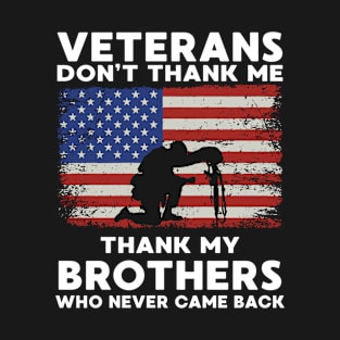 Veteran Day Appreciation Veterans Support T-Shirt