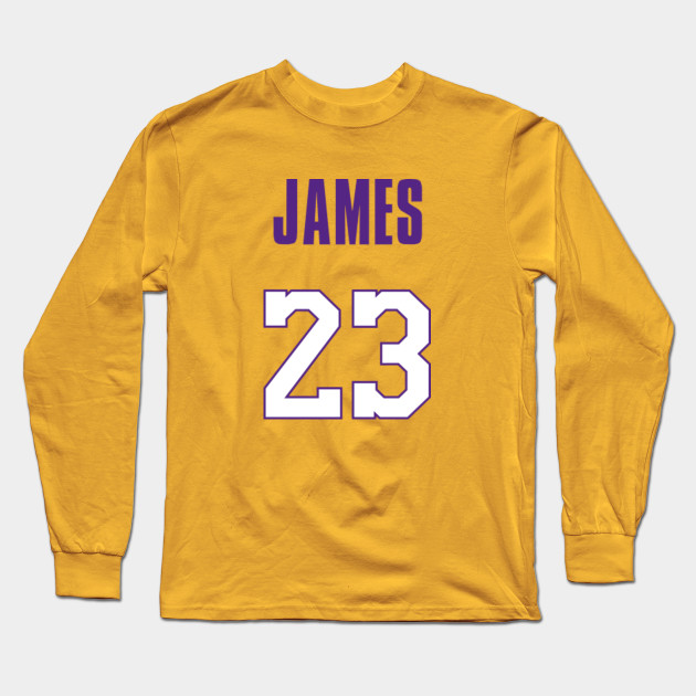 lakers sleeved jersey