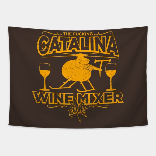 Catalina Wine Mixer Tapestry by Milda Gobhi