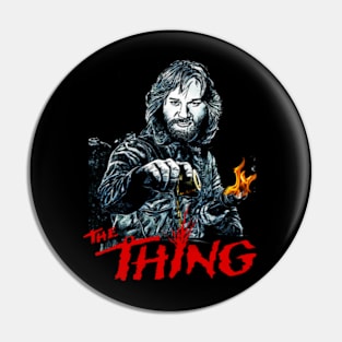 The Thing MacReady T-Shirt - Antarctic Anomaly Edition Pin