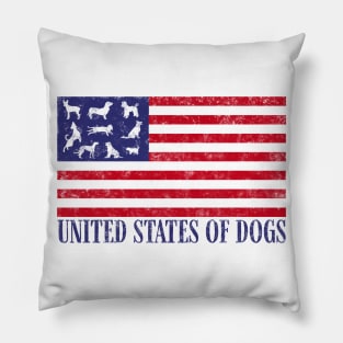 United States of Dogs Pillow