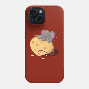 Mouse Heart Cheese Phone Case